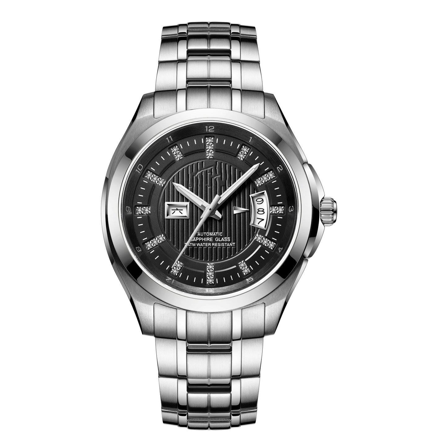 1045- new 41mm men's wristwatch with a new log model