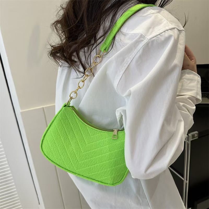 1059-Fresh retro crossbody bag temperament single shoulder western-style small square bag