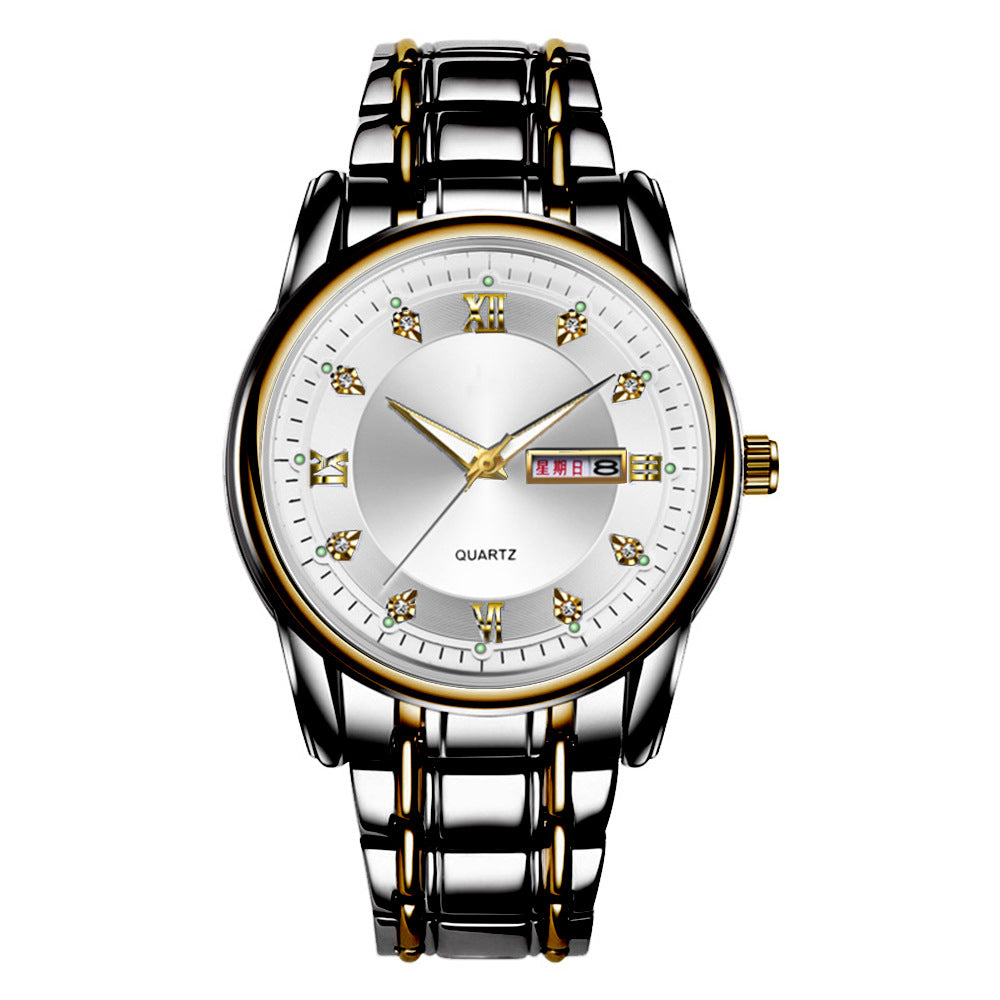 1042-Diary New Color Couple Mechanical Watch