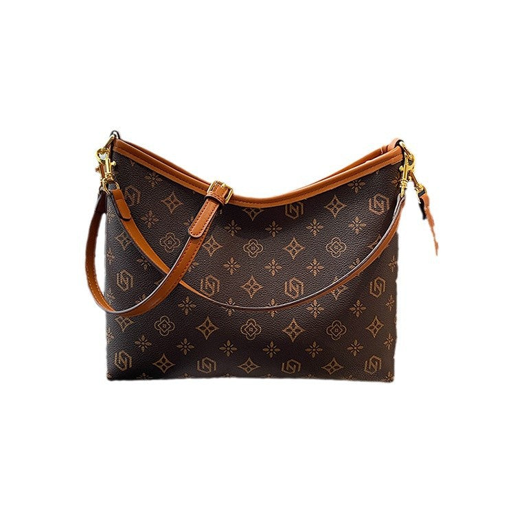 1078-New ladies' handbag with a trendy retro style and single shoulder design