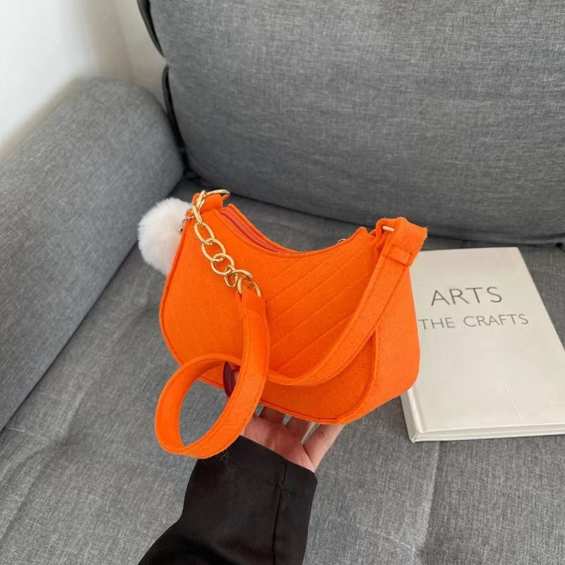1059-Fresh retro crossbody bag temperament single shoulder western-style small square bag