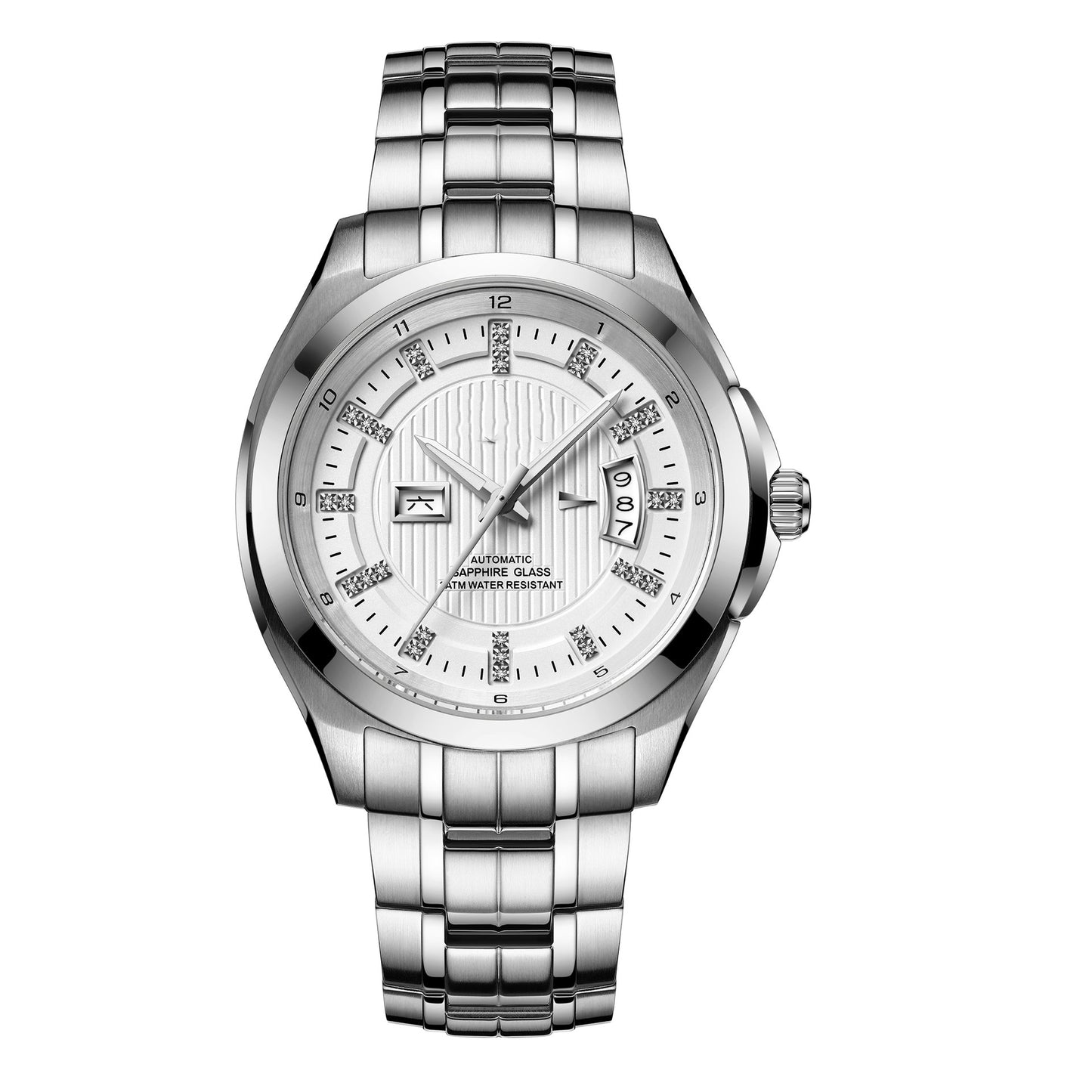 1045- new 41mm men's wristwatch with a new log model