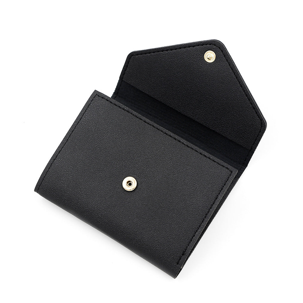 1073-New women's wallet, stylish and simple envelope, three fold short wallet